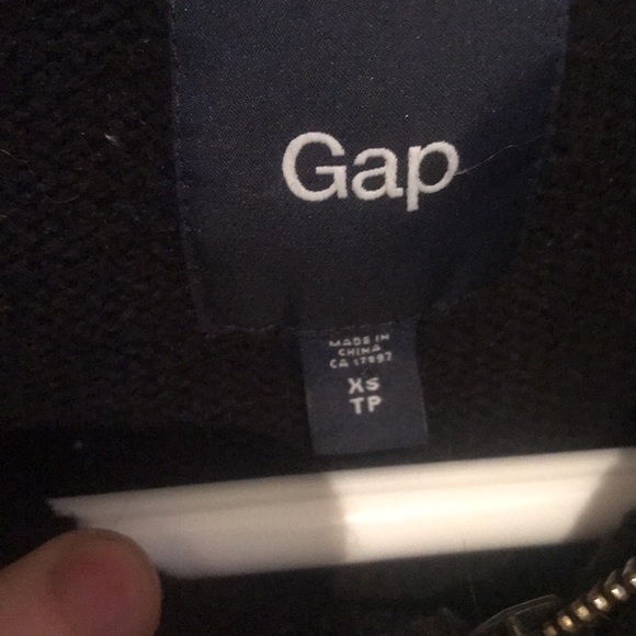 Vintage Gap Quarter Zip Utility Sweater with buttons and 2 front pockets classic - Picture 4 of 10